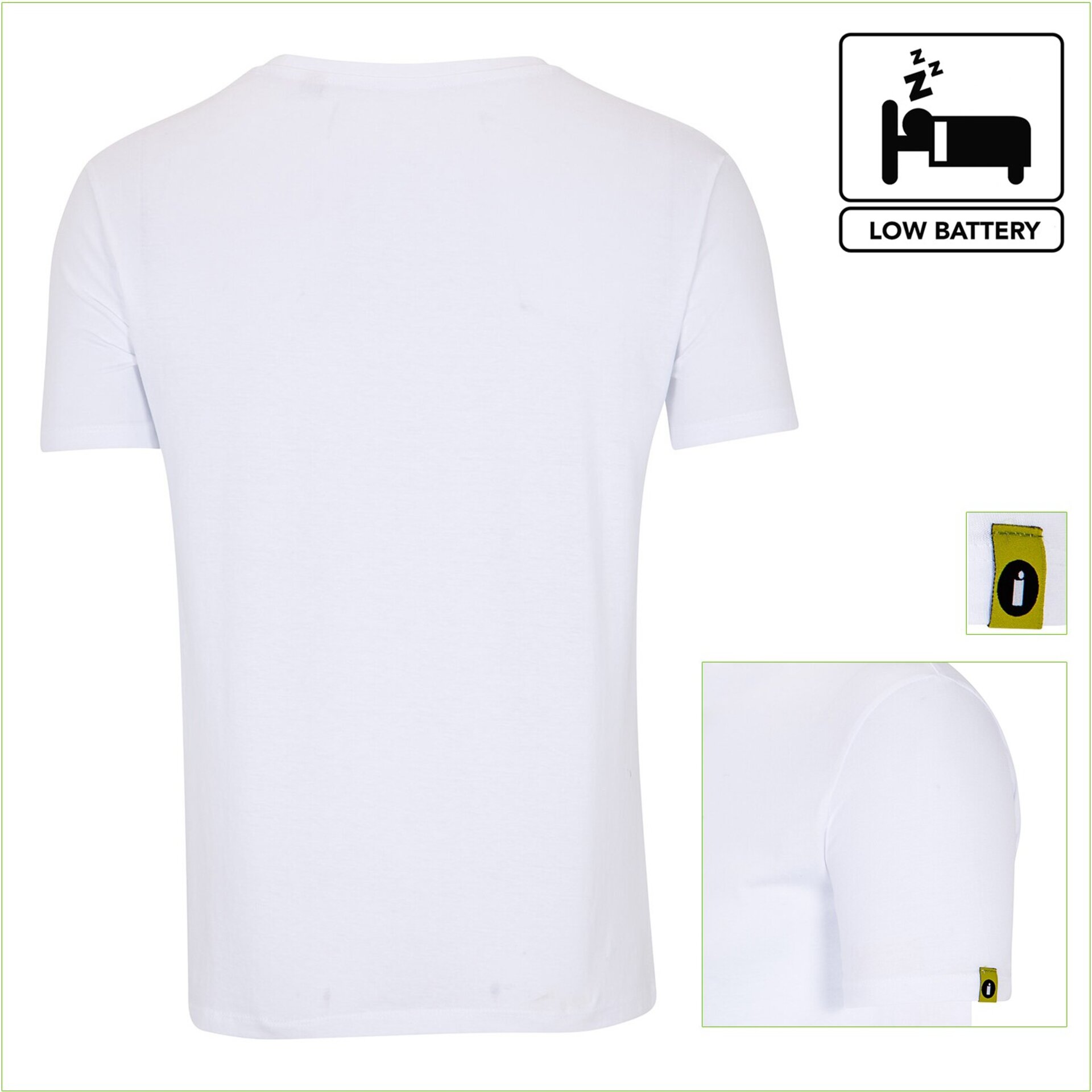 Camiseta ECO-Friendly "Low Battery" - 5