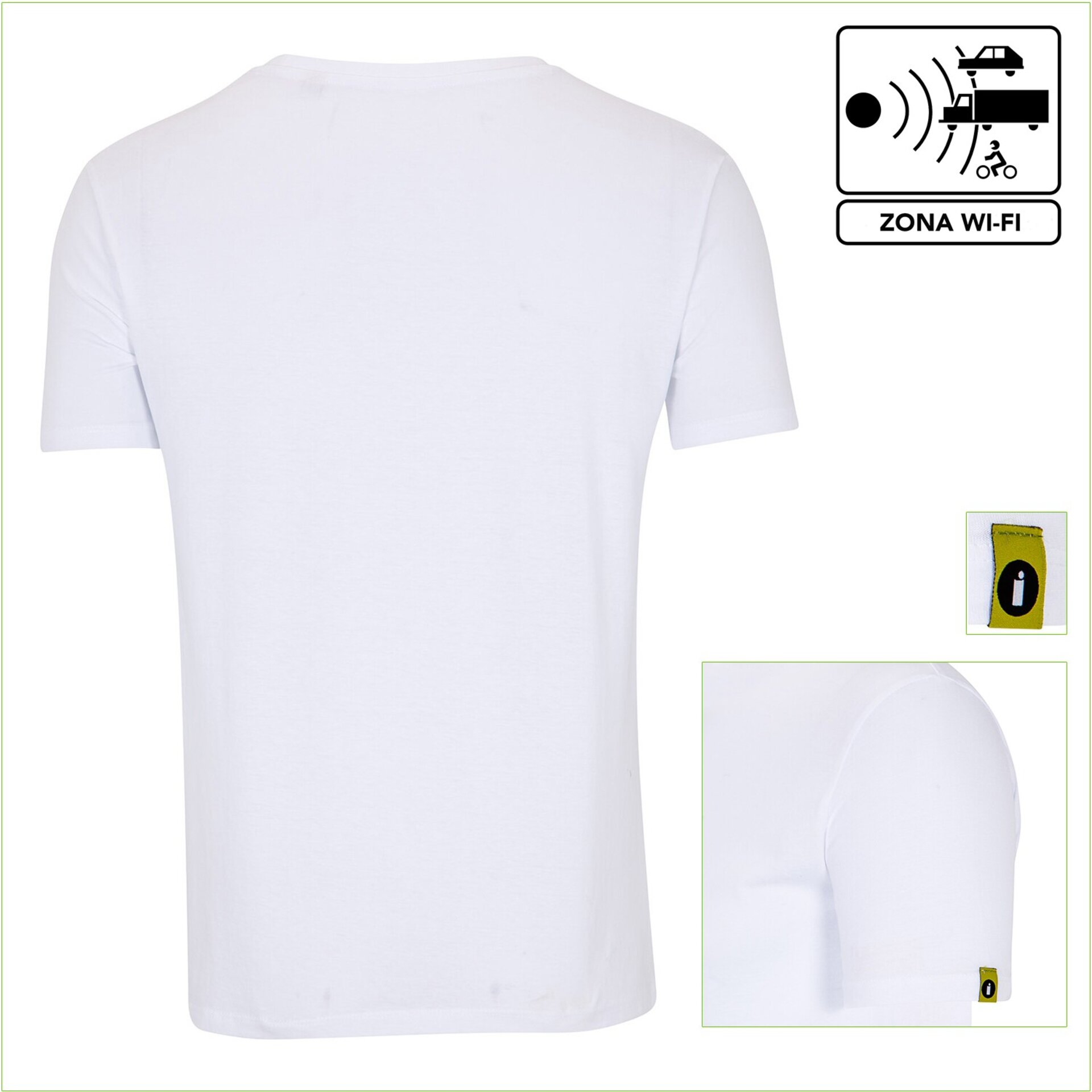 Camiseta ECO-Friendly "Zona Wi-Fi" - 5
